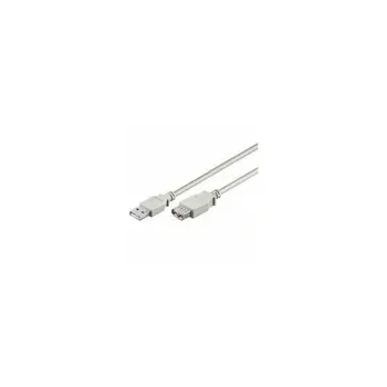 #220 NaviaTec USB 2.0 A plug to A jack 3m beige