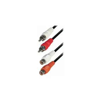 2x RCA-plug - 2x RCA-jack, 1,5 m