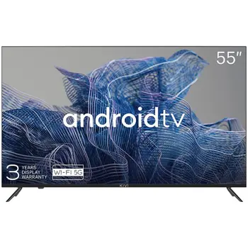 55, UHD, Google Android TV, Black, 3840x2160, 60 Hz, , 2x10W, 83 kWh/1000h , BT5, HDMI ports 4, 24 months