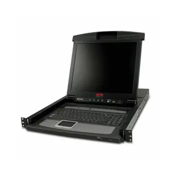 APC 17" Rack LCD Console with Integrated 16 Port KVM Switch (Keyboard US English layout)