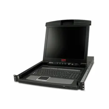 APC 17" Rack LCD Console with Integrated 8 Port Analog KVM Switch