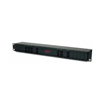 APC 19" Chassis, 1U, 24 Channels, For Replaceable Data Line Surge Protection