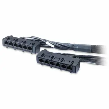 APC Data Distribution Cable, CAT6 UTP CMR 6 X RJ-45 Black, (4.5M)