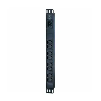 APC Easy Rack PDU, Basic, 1U, 1 Phase, 2.3kW, 230V, 10A, 6 SCHUKO and 1 C13 outlets, IEC60320 C14 inlet