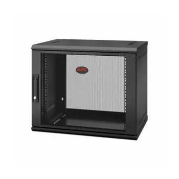 APC NetShelter WX 12U 600x400 Wall Mount Cabinet Black with swing handle