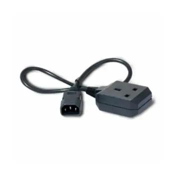 APC Power Cord, C14 to BS1363 (UK), 0.6m