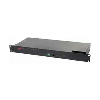 APC Rack Mount KVM 2G Switch, Analog, 1 Local User, 8 Ports