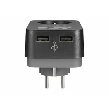 APC SurgeArrest 1 Outlet 2USB Black 230V