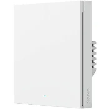 Aqara Smart Wall Switch H1 (with neutral, single rocker) Model No: WS-EUK03; SKU: AK073EUW01