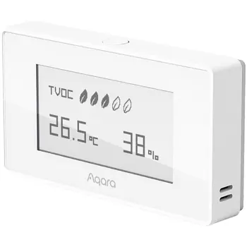 Aqara TVOC Air Quality Monitor: Model No: AAQS-S01; SKU: AS029GLW02