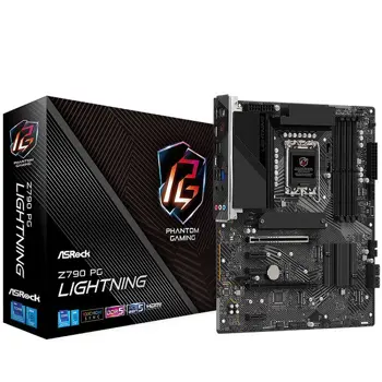 ASROCK MB Desktop Z790 PG Lightning (S1700, 4x DDR5, 1x PCIe 4.0 x16, 1x PCIe 5.0 x16, 3x PCIe 3.0 x1, 4x Hyper M.2, 4x SATA3 6.0Gb/s, RAID 0,1,5,10, 2x USB-C, 10x USB 3.2, 3x USB 2.0, 1x RJ-45 2.5GB,