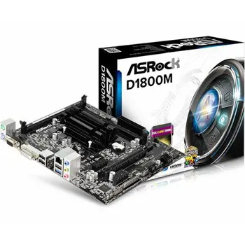 Asrock Micro ATX MB with Intel Dual Core J1800 CPU