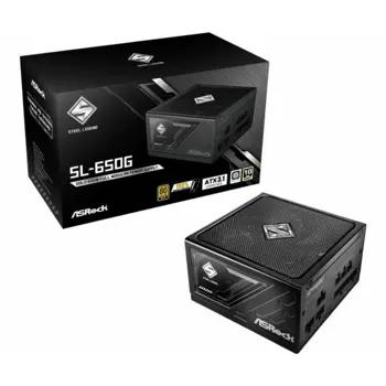 ASRock PSU Steel Legend SL-650G, 650W, 80 Gold, Fully Modular