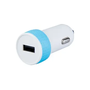 Avacom autopunjač, 1xUSB, 5V/1A, bijelo/plavi