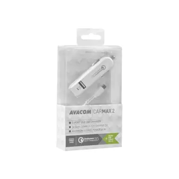 Avacom autopunjač CarMAX 2,2xQuickCharge2.0,micUSB