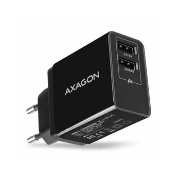 AXAGON ACU-DS16 zidni punjač 5V/2.2A + 5V/1A SMART, crni