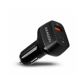 AXAGON PWC-PDQ car charger 1x QC3.0 + 1x PD USB-C, 45W, Crni