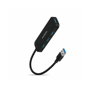 AXAGON USB HUB Mini HUE-L1A 4xUSB3.2 SuperSpeed, USB-A cable