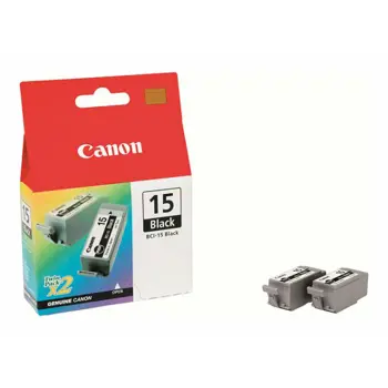 CANON 2x BCI-15bk Ink black TP i70 i80