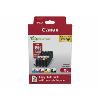 CANON CLI-551XL Ink Cartridge C/M/Y/BK