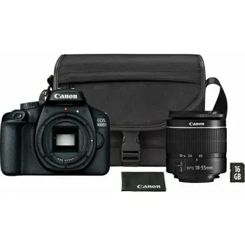 Canon EOS 2000D + 18-55mm IS 16GB - SB130 kit