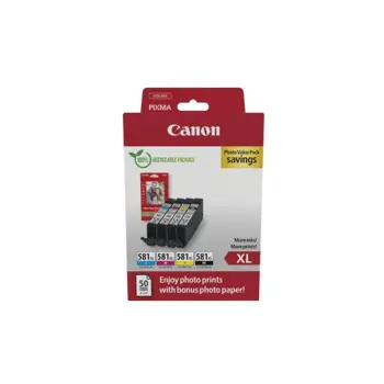 Canon multipack CLI-581 C M Y BK-XXL - Photo Pack