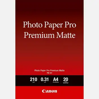 Canon Photo Paper Premium Matte PM101 - A4 - 20L