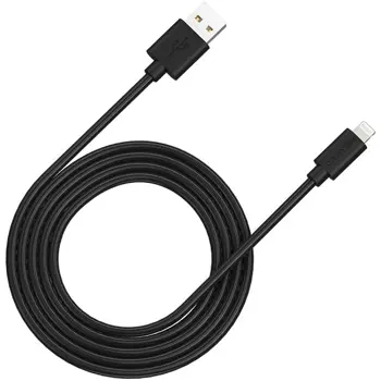 CANYON cable MFI-12 USB-A to Lightning 2m Black