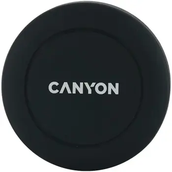 Canyon CH-2 Car Holder for Smartphones,magnetic suction function ,with 2 plates(rectangle/circle), black ,44*44*40mm 0.035kg