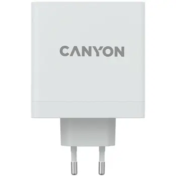 CANYON H-140-01, Wall charger with 1USB-A, 2 USB-C. Input:100-240V~50/60Hz, 2.0A Max. USB-A Output: 5V /9V /12V/20V /28V Max Output Current:5.0A max