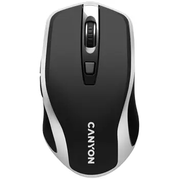 CANYON mouse MW-19  Wireless Charge Black Silver