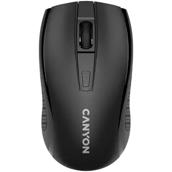 CANYON MW-7, 2.4Ghz wireless mouse, 6 buttons, DPI 800/1200/1600, with 1 AA battery ,size 110*60*37mm,58g,black