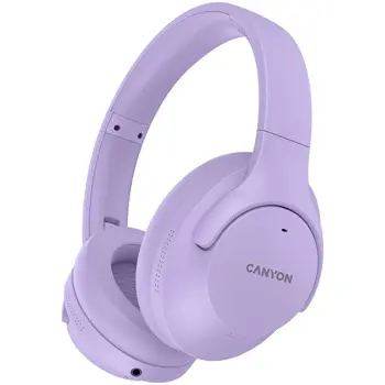 CANYON OnRiff 10, Canyon Bluetooth headset,with microphone,with Active Noise Cancellation function, BT V5.3 AC7006, battery 300mAh, Type-C charging plug, PU material, size:175*200*84mm, charging cable