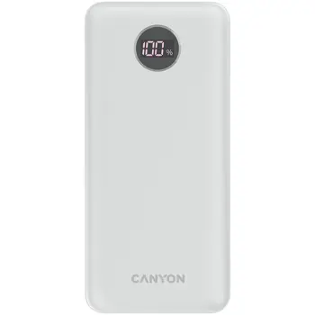 CANYON  PB-2002 Power bank 20000mAh Li-poly battery, Input Type-C 5V3A,9V2A,18W  , Output Type-C:5V3A,9V2.2A,12V1.5A,20W, Output USBA1/USBA2:5V3A,5V/4.5A,4.5V/5A,9V2A,12V1.5A,22.5W147.5*69*28.6mm, 0.4