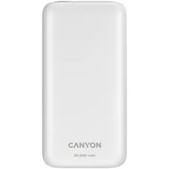 CANYON PB - 301, Power bank 30000mAh Li-poly battery, Input Micro: DC5V/2A, 9V/2A Input Type c PD : DC5V/3A, 9V/2A, Output Type C  PD:5V/3A,9V/2.2A,12V/1.5AOutput USB A1+USBA 2 : 5V3A,5V/4.5A,4.5V/5A,