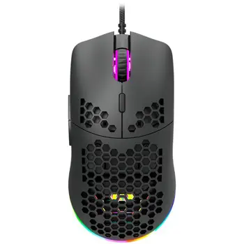 CANYON Puncher GM-11, Gaming Mouse with 7 programmable buttons, Pixart 3519 optical sensor, 4 levels of DPI and up to 4200, 5 million times key life, 1.65m Ultraweave cable, UPE feet and colorful RGB