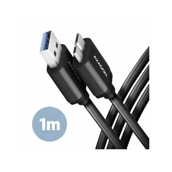 CC USB AM 3.2Gen1 -> USB MicroBM Superspeed, 1m, AXA