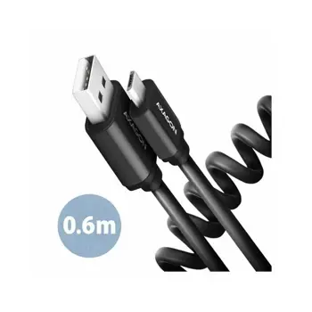 CC USB CM 2.0 <> USB MicroBM, 0,6m, Crna,Twister,BUCM-AM10TB