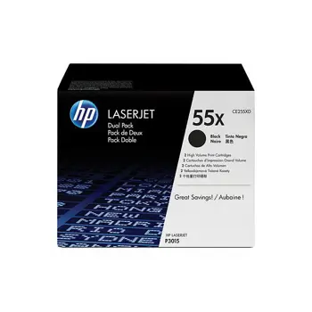 CE255XD HP toner 12500 str. 2-pack, BLACK 55X