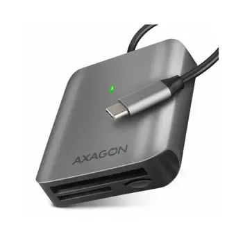 Čitač pametnih kartica AXAGON CRE-S3C SUPERSPEED USB-C UHS-I