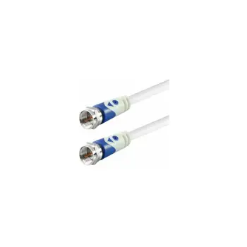 Connecting Cable F-plug straight - F-plug straight, 2,5 m