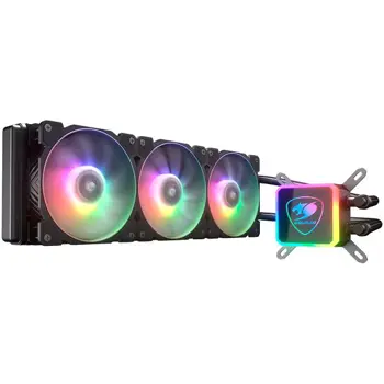 Cougar I Aqua ARGB 360 I 3MAQR360.0004 I AiO Liquid Cooling I Aqua ARGB 360 *1 + 120mm RGB Fan x3 + remove control