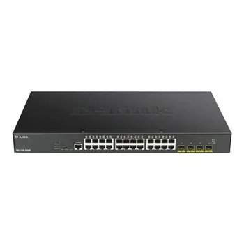 D-LINK 28-Port Smart PoE+ Switch 4x 10G