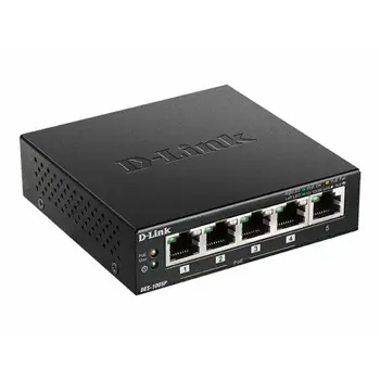 D-LINK 5-Port Fast Ethernet 1PoE Desktop