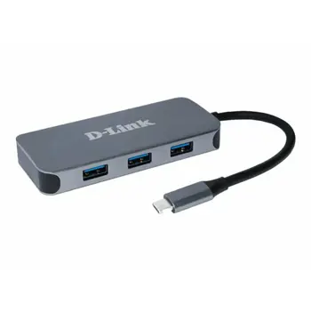 D-LINK 6in1 USB-C Mini Docking Station