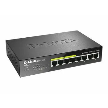 D-LINK 8-P Gigabit PoE Unmanaged Switch