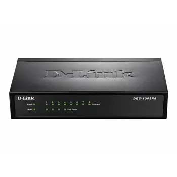 D-LINK 8P Layer2 PoE FastEthernet Switch