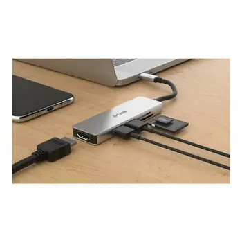 D-LINK USB-C 5-port USB 3.0 hub HDMI