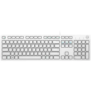 Dell Keyboard KB216, White UK (QWERTY), HR press