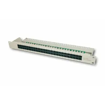 Digitus CAT 3 ISDN patch panel, unshielded 50 port, grey